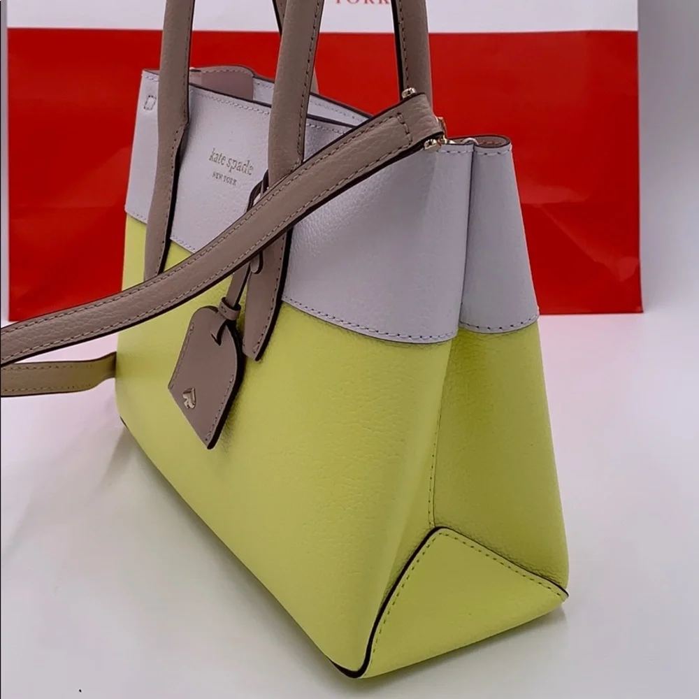 Kate Spade Eva Small Top Zip Satchel limelghtml - Picture 9 of 16